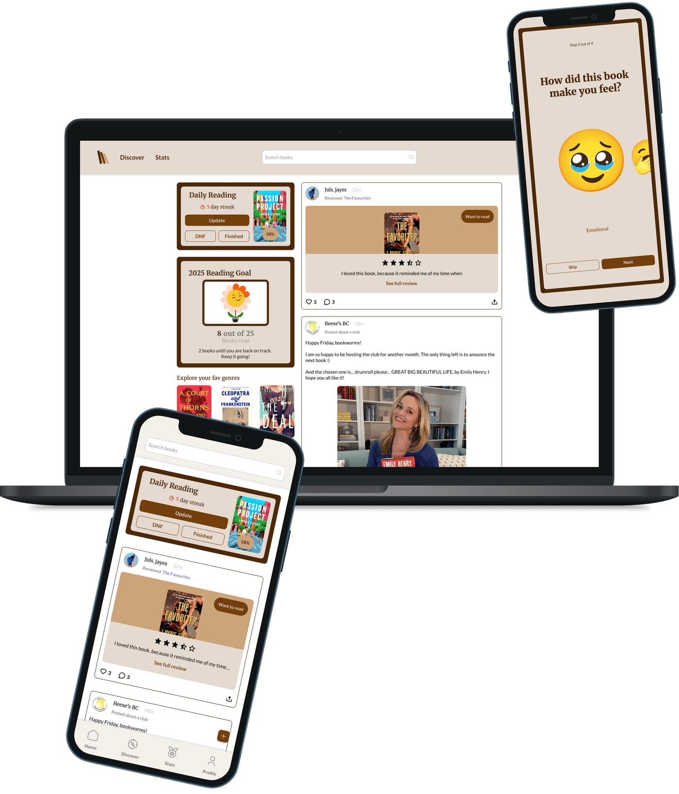 Preview of product design work across desktop and mobile
